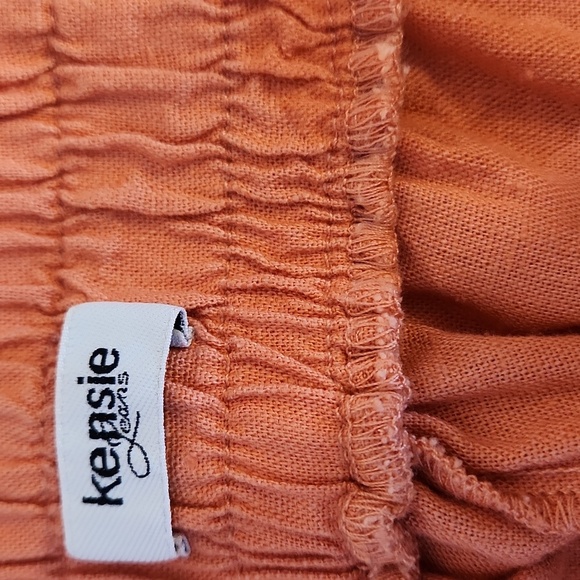 KENSIE Women’s Pants Linen Blend Wide Leg, size XL - Picture 4 of 11